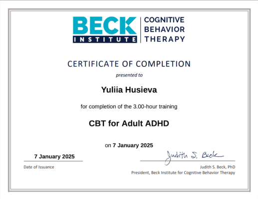CBT for Adult ADHD - Beck Institute